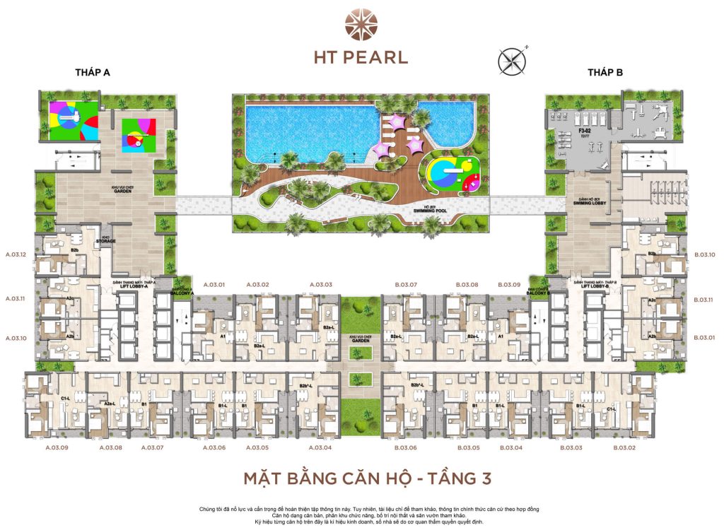 mặt-bằng-tầng-3-duplex-dự-án-ht-pearl-dĩ-an