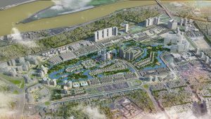Phối cảnh tổng thể khu đô thị Ciputra Hà Nội