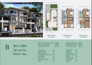 Biệt thự khu K Ciputra Hà Nội Mẫu B