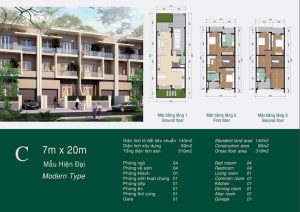Biệt thự khu K Ciputra Hà Nội Mẫu C