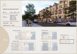 Layout mặt bằng thiết kế Biệt thự BT05B Kita Capital Ciputra Hà Nội