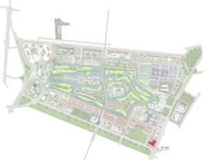 Vị trí toà G1 G2 Ciputra Hà Nội